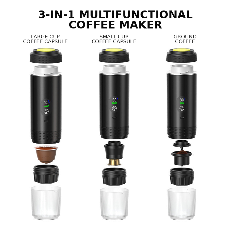 Macchina da caffè elettrica portatile a capsule