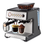 Macchina per caffè espresso con macinacaffè integrato