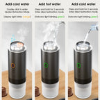 Macchina per caffè espresso portatile wireless 3 in 1 con capsule e polvere