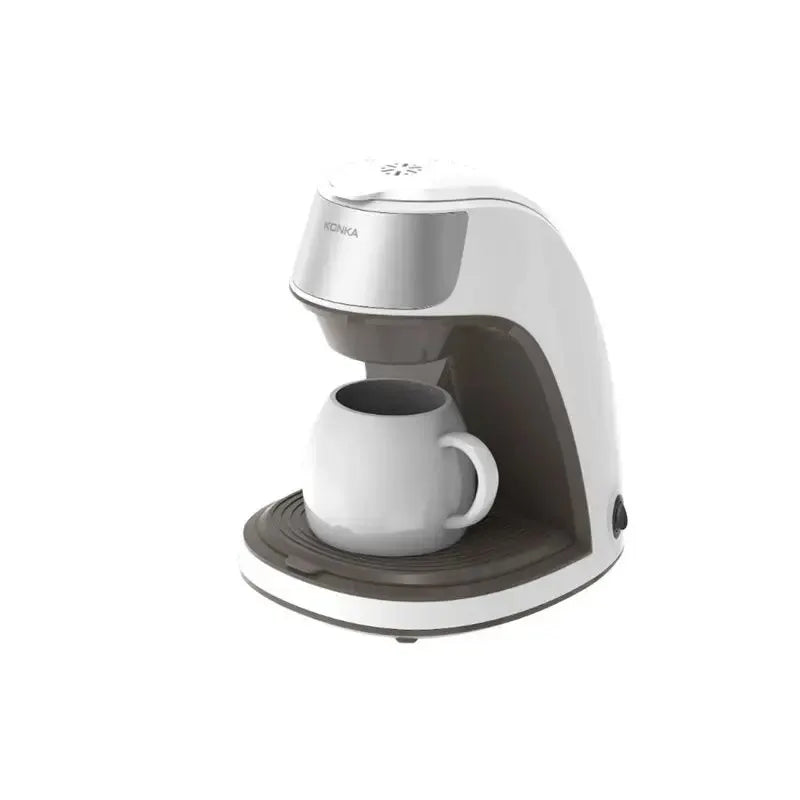 Macchina per caffè KONKA 2 in 1 per tè e caffè in polvere, riscaldamento rapido, 300 ml