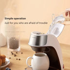 Macchina per caffè KONKA 2 in 1 per tè e caffè in polvere, riscaldamento rapido, 300 ml
