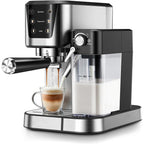 Macchina per espresso ad alte prestazioni con montalatte integrato e controllo preciso della temperatura