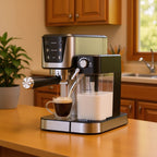 Macchina per espresso ad alte prestazioni con montalatte integrato e controllo preciso della temperatura