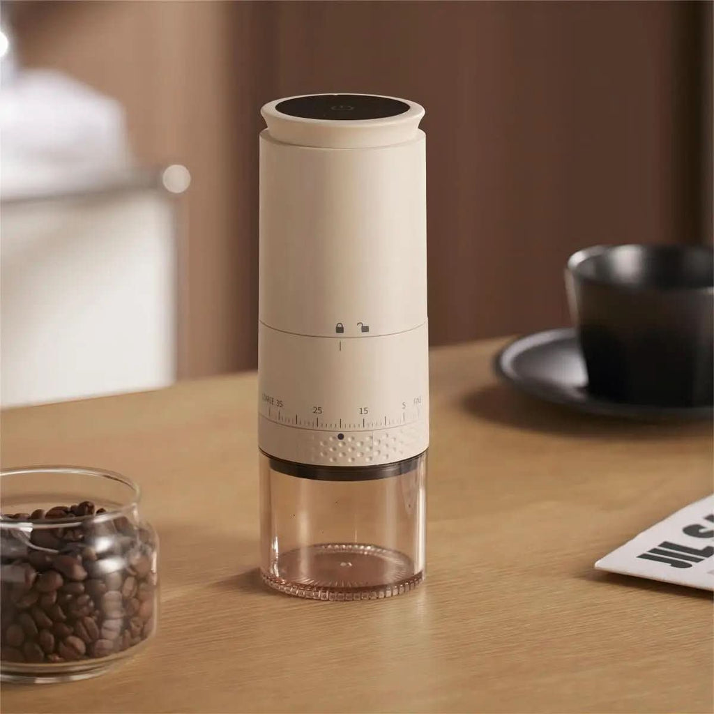 Macinacaffè elettrico con 38 livelli di macinatura e ricarica USB-C