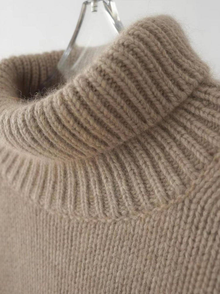 Maglione dolcevita in cashmere da donna