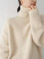 Maglione dolcevita in cashmere da donna