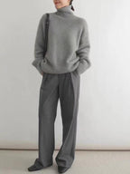 Maglione dolcevita in cashmere da donna