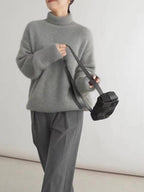 Maglione dolcevita in cashmere da donna