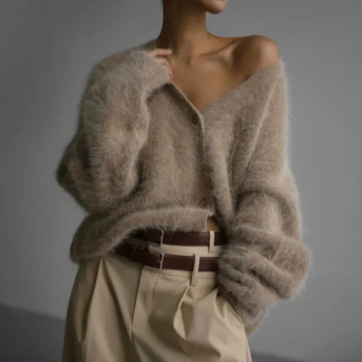 Maglione donna in maglia di cashmere