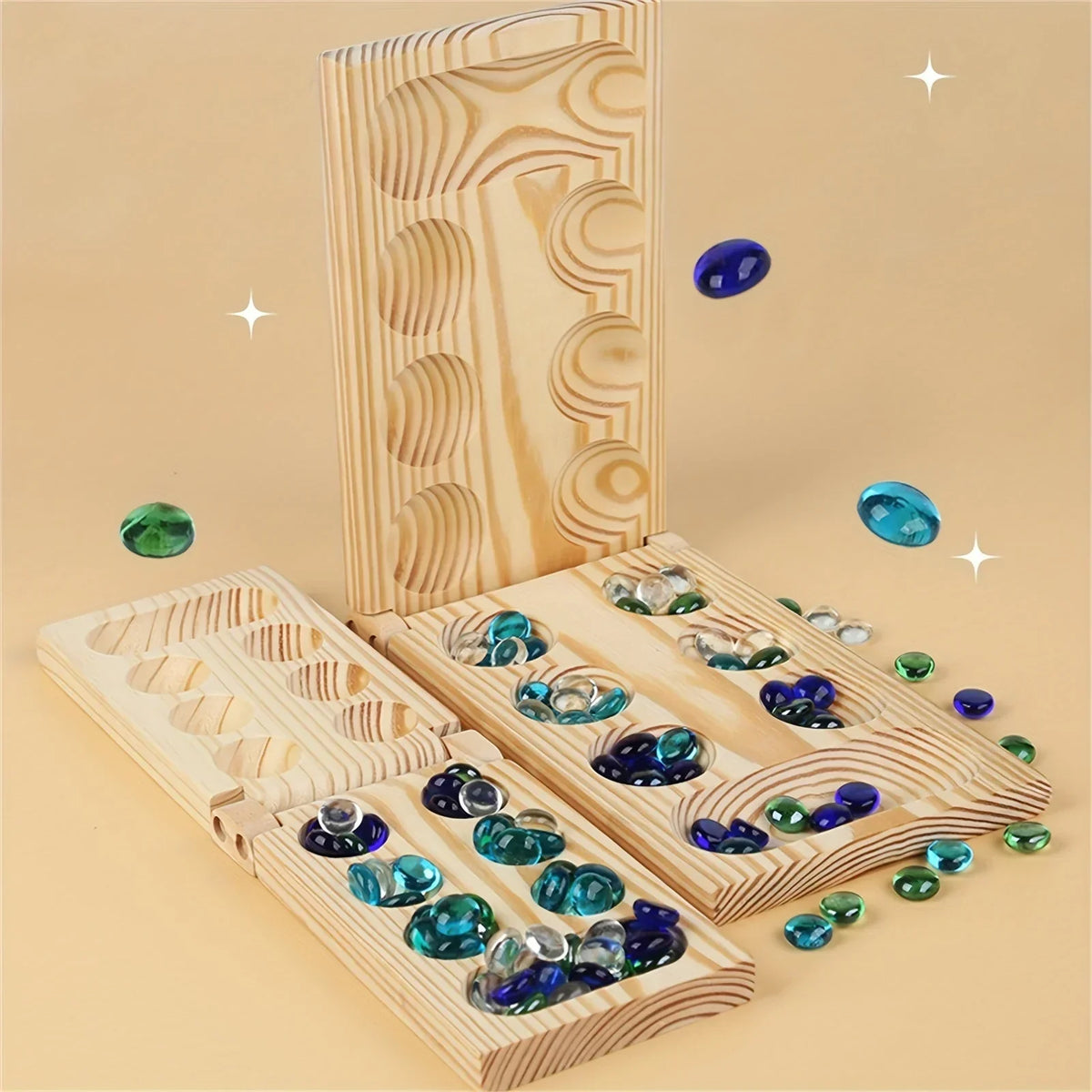 Mancala Master – gioco da tavolo in legno