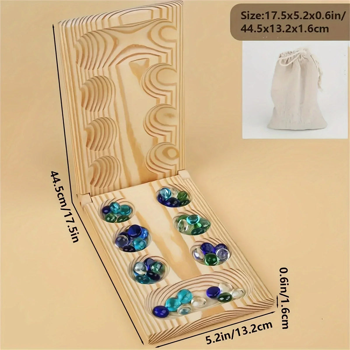 Mancala Master – gioco da tavolo in legno