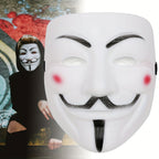 Maschera integrale in plastica per Halloween – Anonymous Cosplay