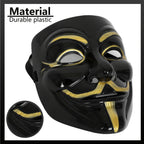Maschera integrale in plastica per Halloween – Anonymous Cosplay