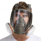 Maschera respiratoria integrale con protezione antiappannamento