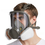 Maschera respiratoria integrale con protezione antiappannamento