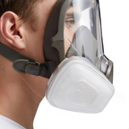 Maschera respiratoria integrale con protezione antiappannamento