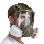 Maschera respiratoria integrale con protezione antiappannamento