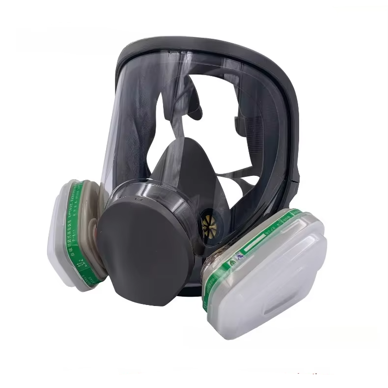 Maschera respiratoria integrale con protezione antiappannamento