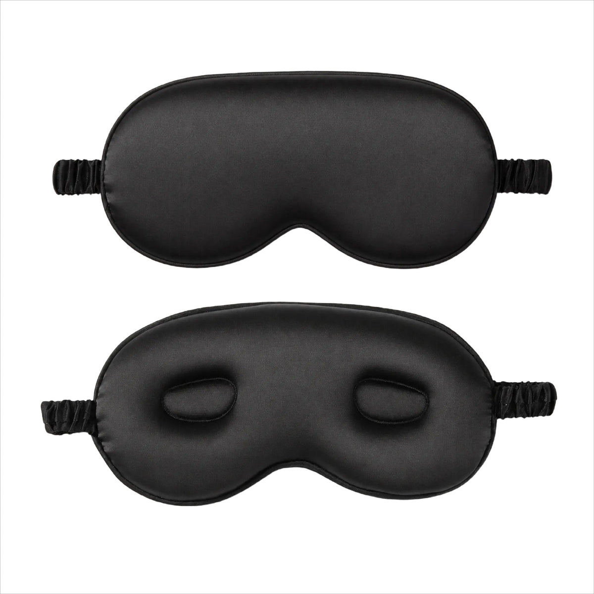Mascherina per dormire 3D unisex con camere distanziatrici per protezione ciglia e fascia elastica comfort