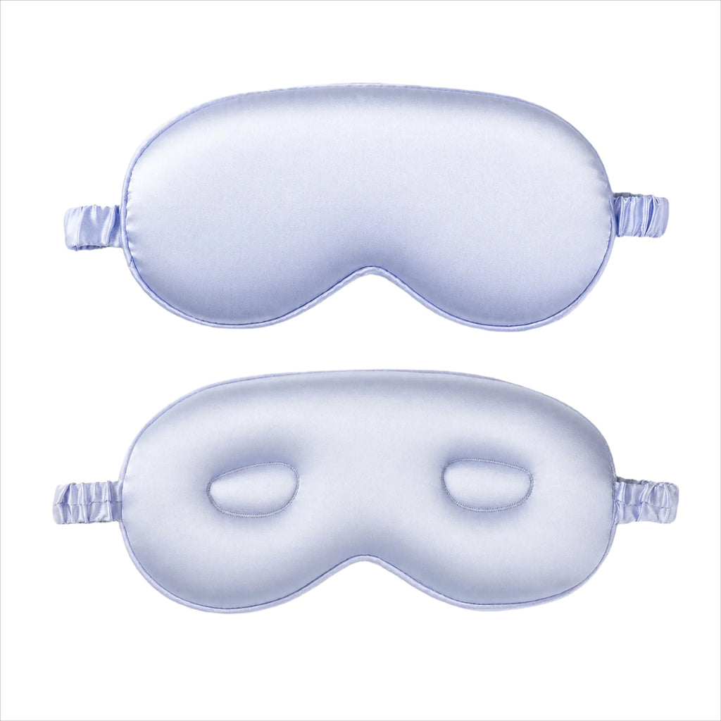 Mascherina per dormire 3D unisex con camere distanziatrici per protezione ciglia e fascia elastica comfort