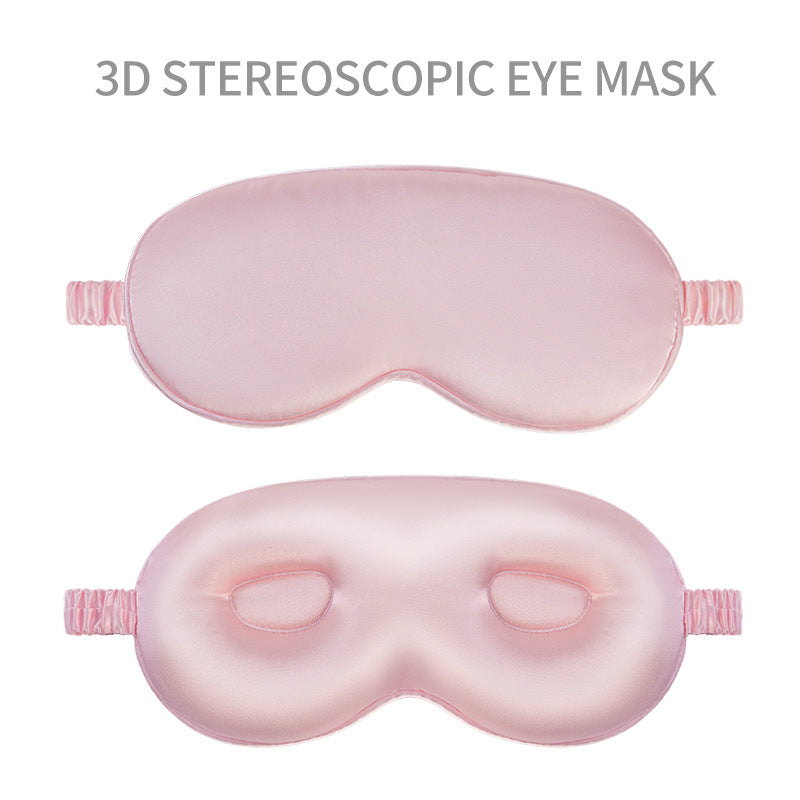 Mascherina per dormire 3D unisex con camere distanziatrici per protezione ciglia e fascia elastica comfort