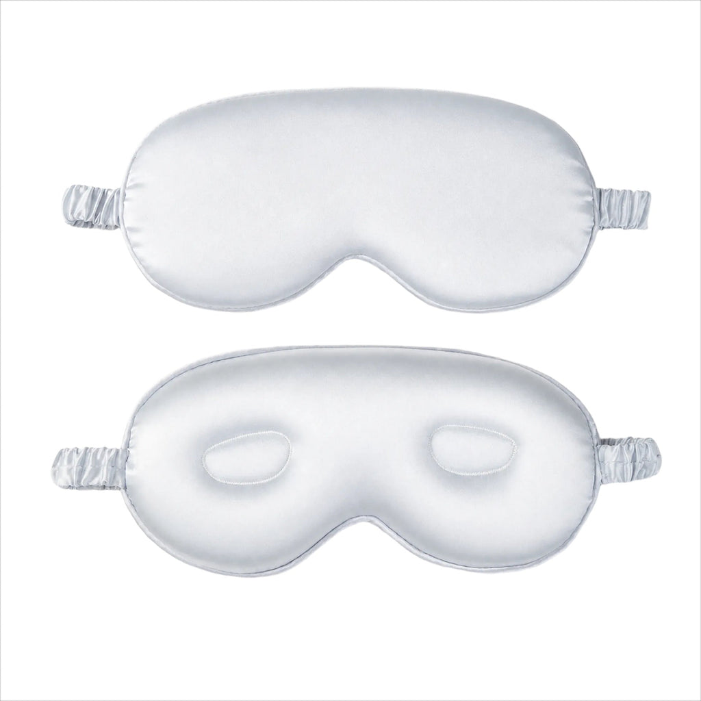 Mascherina per dormire 3D unisex con camere distanziatrici per protezione ciglia e fascia elastica comfort