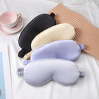 Mascherina per dormire 3D unisex con camere distanziatrici per protezione ciglia e fascia elastica comfort