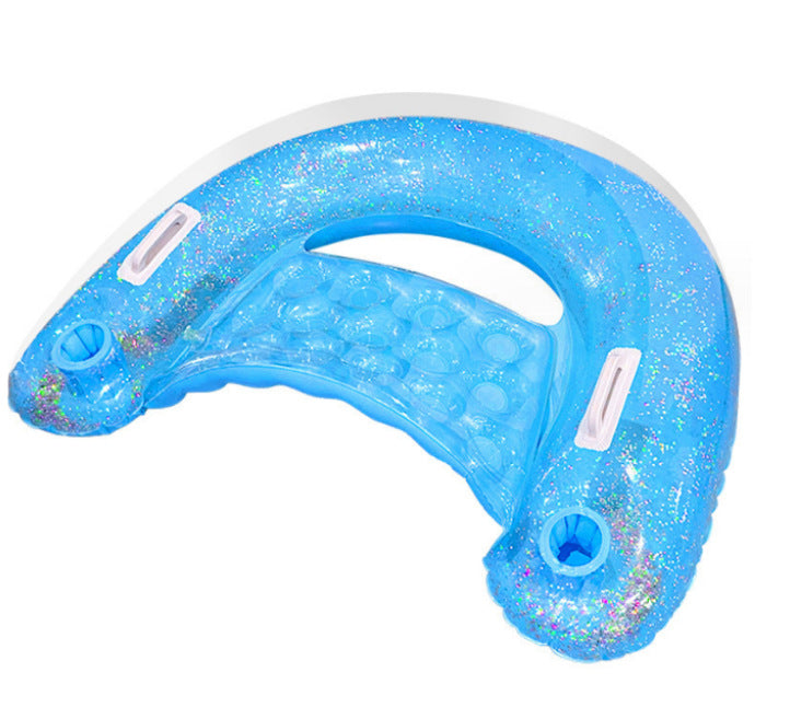 Materassino gonfiabile da piscina con oblò trasparente