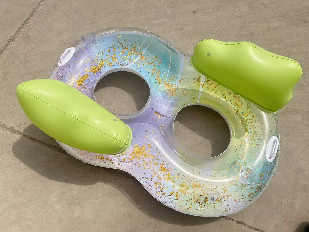 Materassino gonfiabile da piscina con oblò trasparente