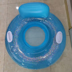 Materassino gonfiabile da piscina con oblò trasparente