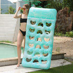 Materassino gonfiabile da piscina con poggiatesta ergonomico