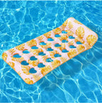 Materassino gonfiabile da piscina con poggiatesta ergonomico
