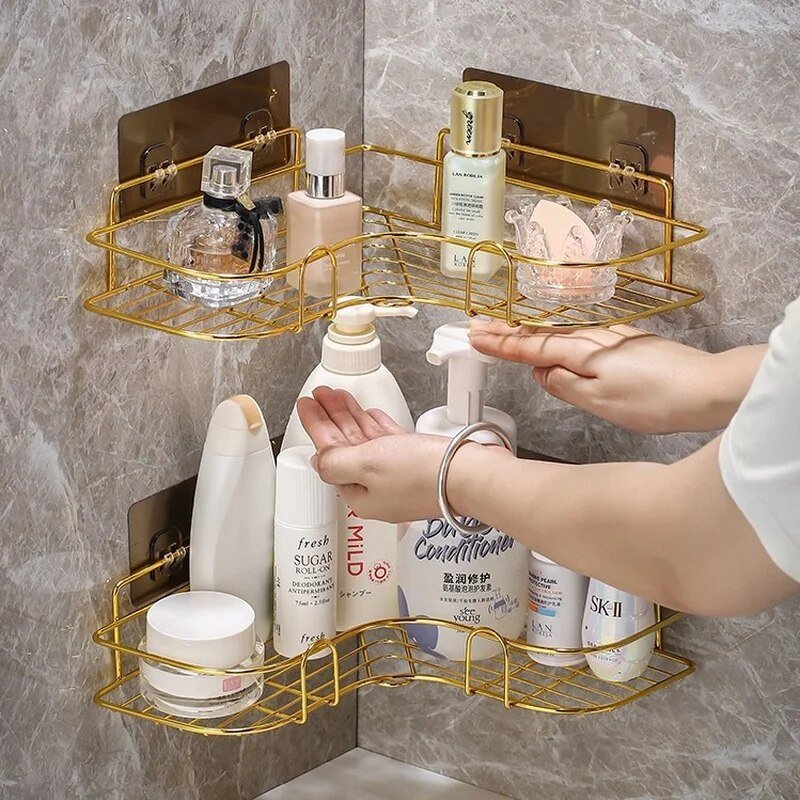 Mensola angolare salvaspazio per bagno e cucina