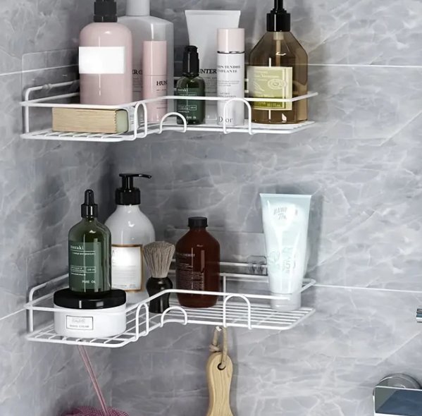 Mensola angolare salvaspazio per bagno e cucina