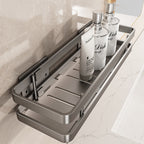 Mensola bagno in acciaio inox senza forare