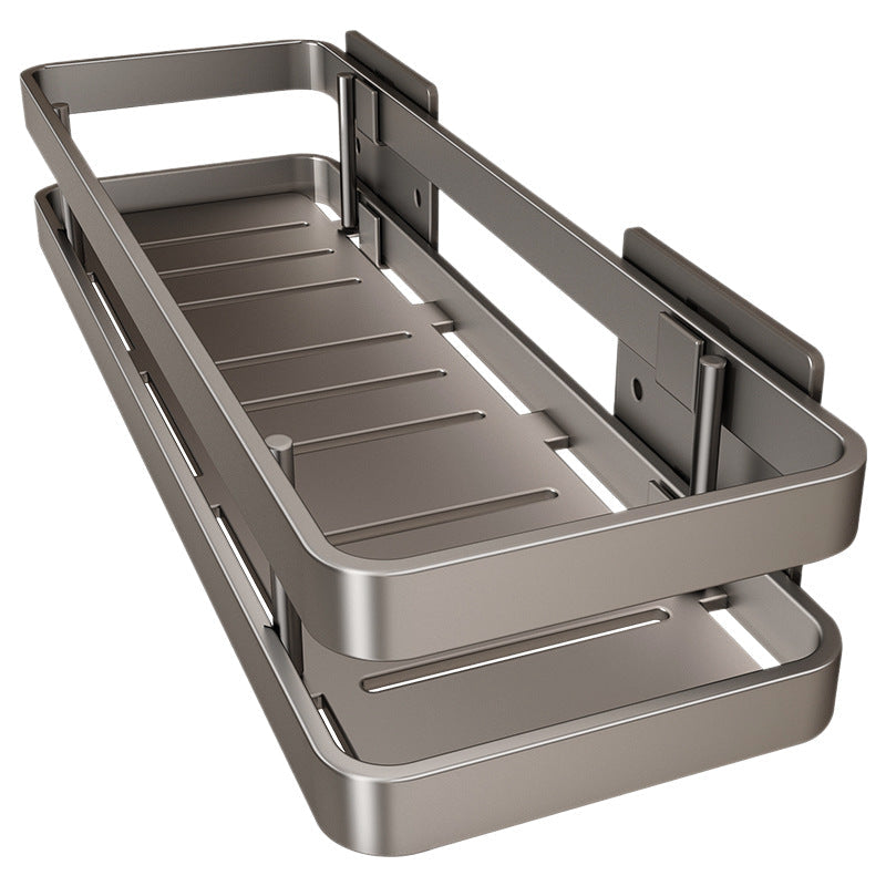 Mensola bagno in acciaio inox senza forare