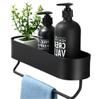 Mensola da bagno elegante con porta asciugamani