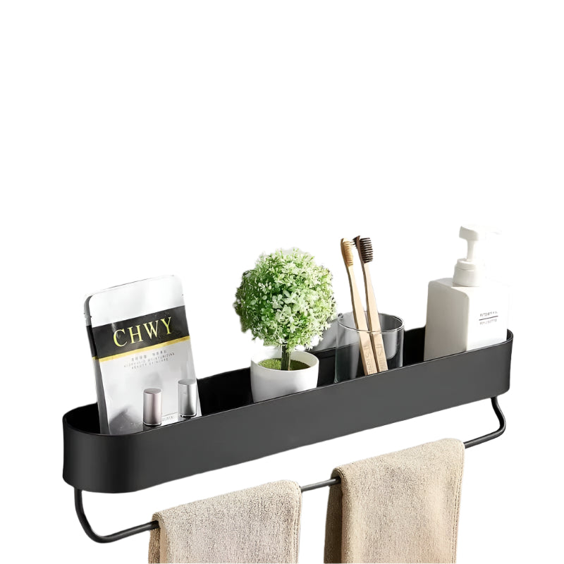 Mensola da bagno elegante con porta asciugamani