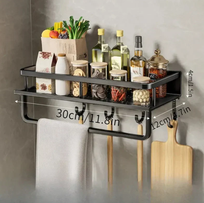 Mensola da cucina moderna grigia