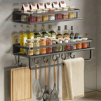 Mensola da cucina moderna grigia