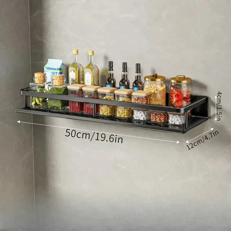 Mensola da cucina moderna nera MetroRack