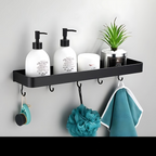 Mensola da parete in metallo per bagno con design moderno