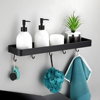 Mensola da parete in metallo per bagno con design moderno
