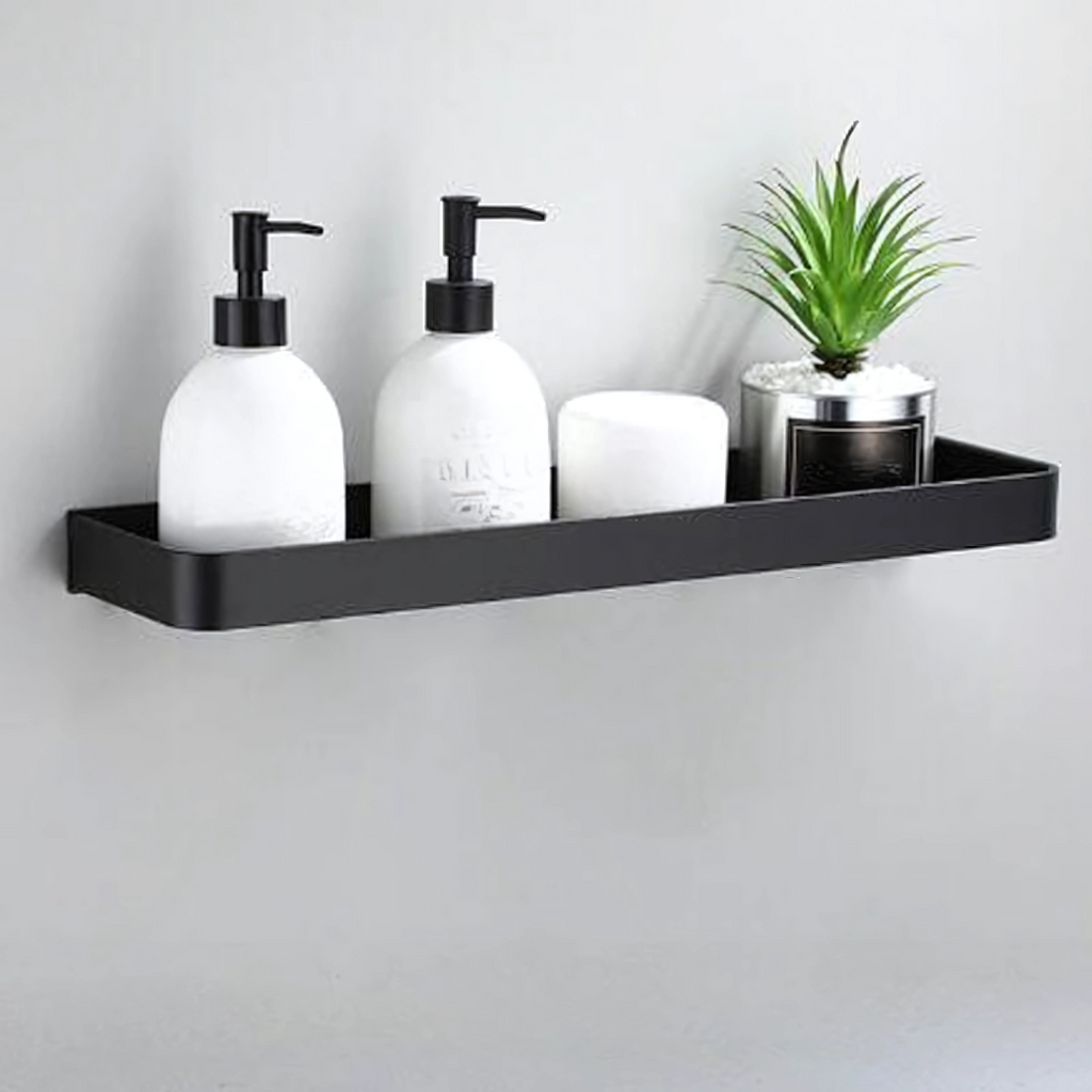 Mensola da parete in metallo per bagno con design moderno