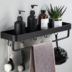 Mensola da parete in metallo per bagno con design moderno