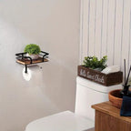 Mensola multifunzione per bagno