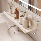 Mensola sottile ventilata per bagno con ventose