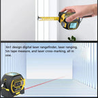 Metro laser digitale con flessometro integrato