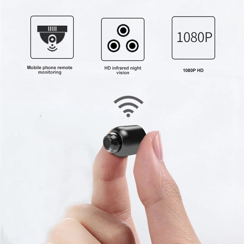 Microcamera Wi-Fi ultra compatta