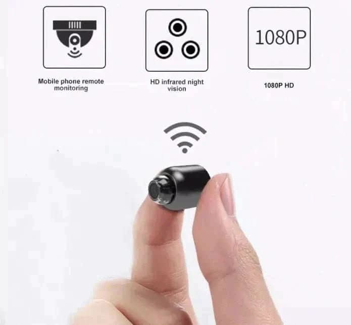 Microcamera wireless con visione notturna potenziata per sorveglianza discreta